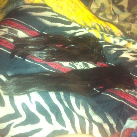 8 piece synthetic hair extensions