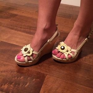 White Moschino wedges White Moschino wedges