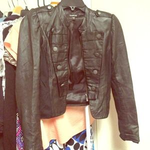 Bebe leather jacket