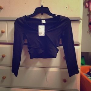 ❌❌❌SOLD❌❌❌❌❌Nwt! Black cut out shirt