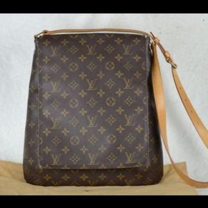 Louis Vuitton monogram Mussete handbag