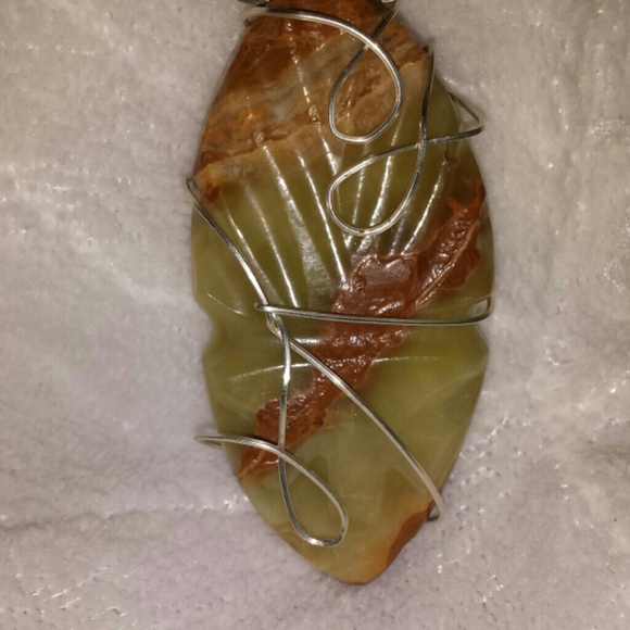 REDUCED - Hand wire wrapped necklace