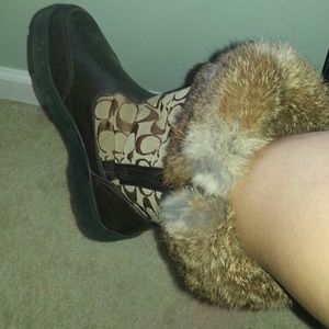 Coach winter boots