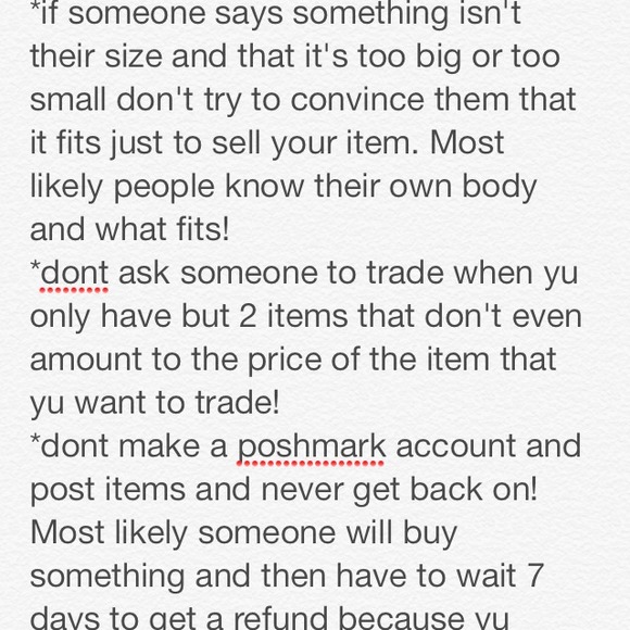 Things that irritate me as a posher! - Picture 2 of 4