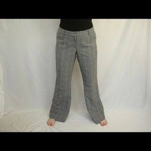 Express sz 6 grey plaid work dress pants