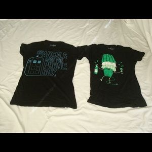 Doctor who and threadless two tshirts for one!