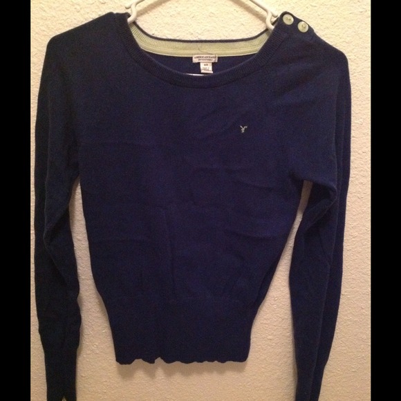 American Eagle blue sweater size M