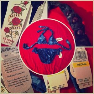 ⚓🏊NWT Lucky Brand tie dye bikini swim suit