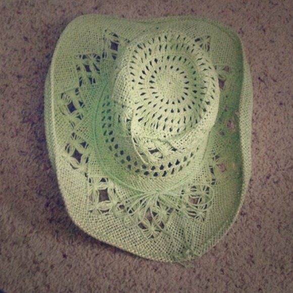 Straw cowboy hat