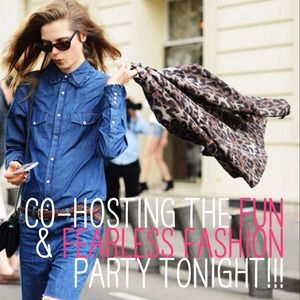 I'm co-hosting the Fun & Fearless Fashion Party!💋