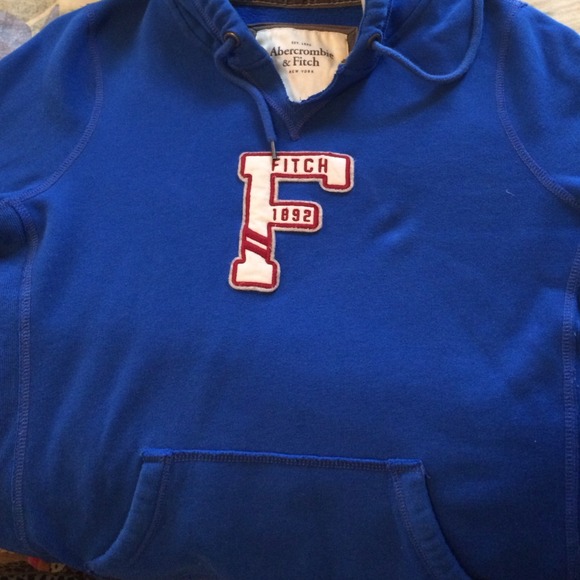 Blue A&F hoody