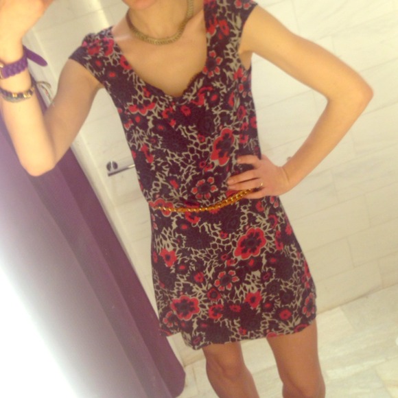 Guess Jersey Floral Dress
