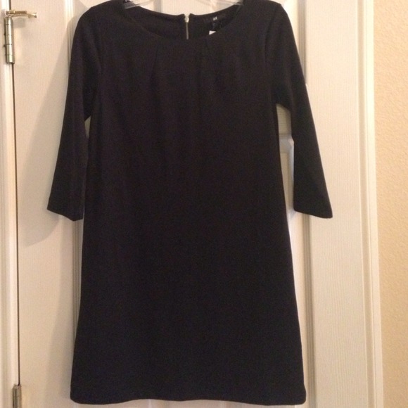 NWT H&M black tunic dress XS