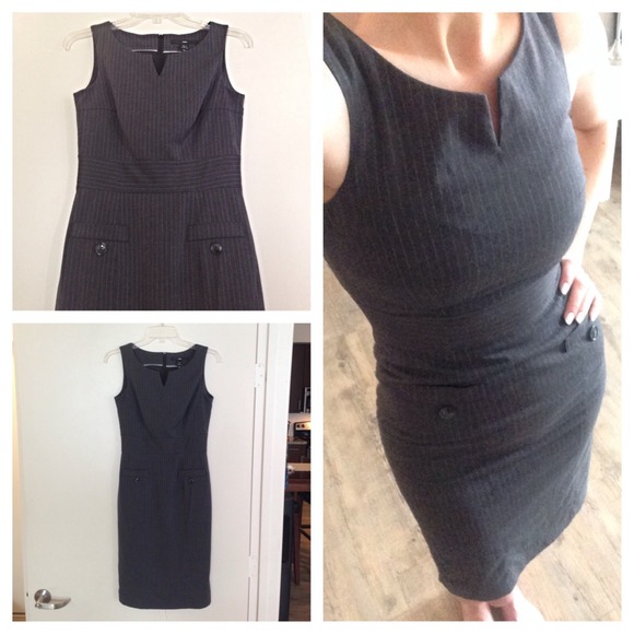 H&M Dress - Pinstripe