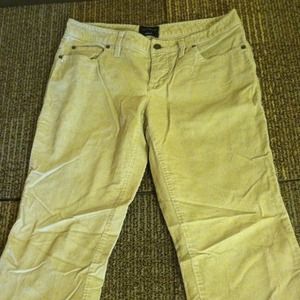 Beige corduroy pants
