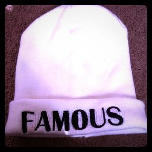 White beanie available