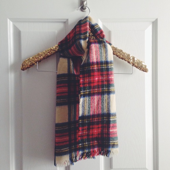 Tartan plaid scarf