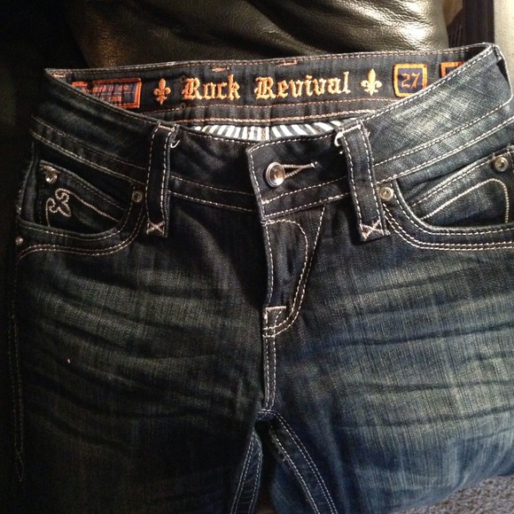 Rock Revival Rhinestone Denim - Picture 2 of 3
