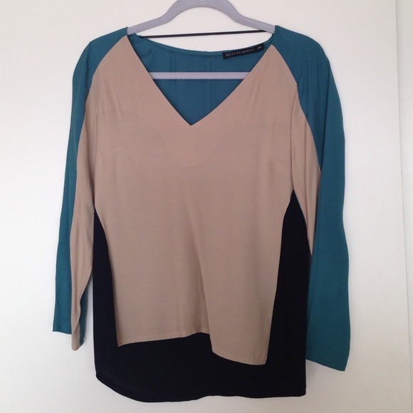 Zara Tops - Zara color block shirt