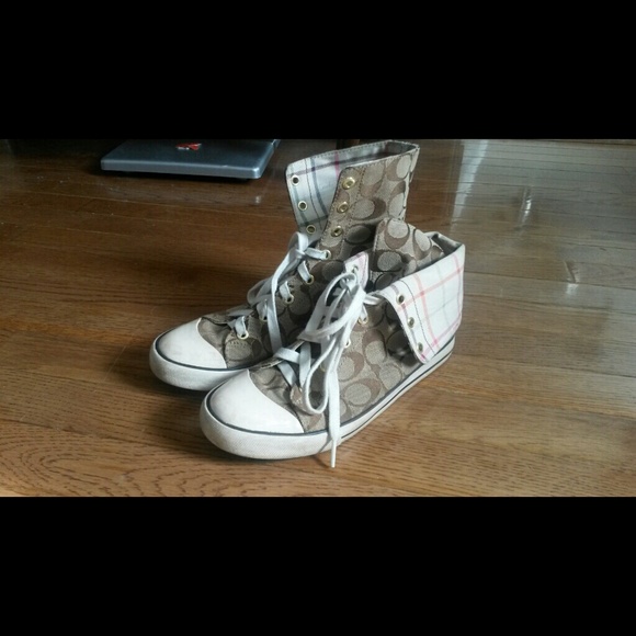 Coach hightop sneakers