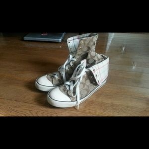 Coach hightop sneakers