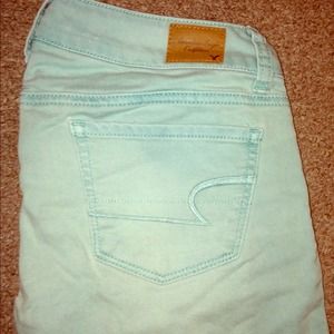 Light blue American Eagle skinny jeans