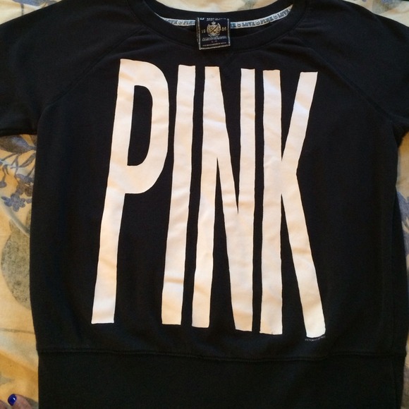 PINK (black) sweatshirt!