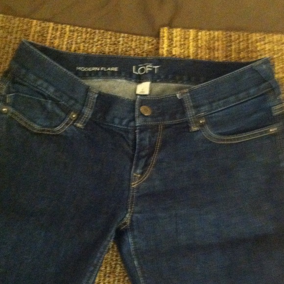 Dark blue denim jean