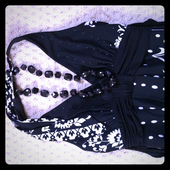 Blk/wht summer dress