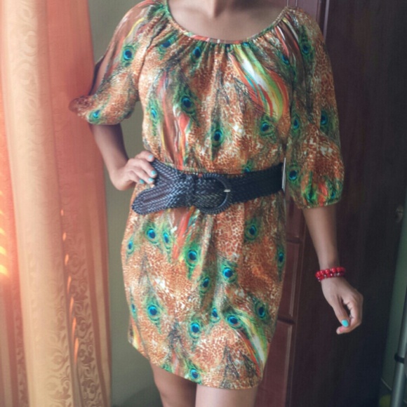 Unique peacock dress