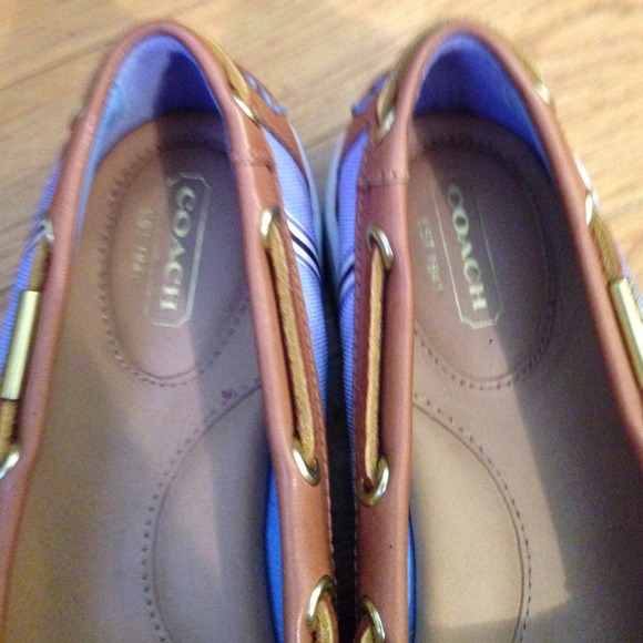 πHP 4/5/14πππCoach boat shoes - Picture 2 of 4