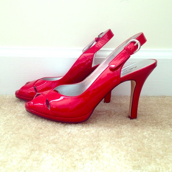 *Host Pick!* Red Hot Anne Klein Sling Backs