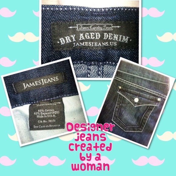 Premium Denim!  James Jeans.  Designed by a woman!