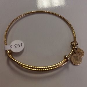 🔴HOLD Authentic Alex and Ani shiny gold bangle