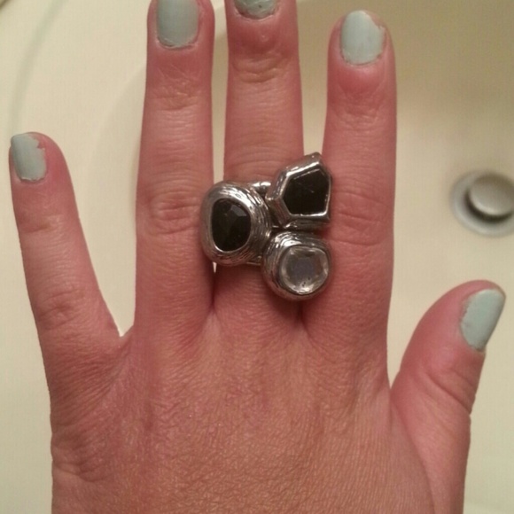 Three stone ring