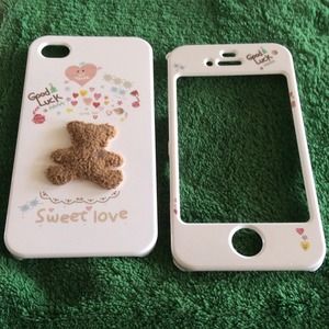 2pc snap together iPhone 4S case