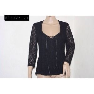 Black Lace Shirt