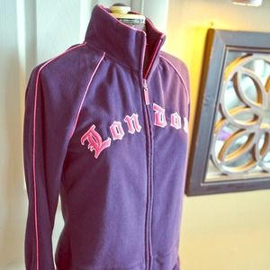 Navy & Magenta "London" Fleece