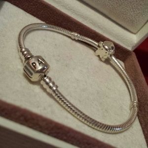 HOLD Pandora bracelet with elephant charm- in box!
