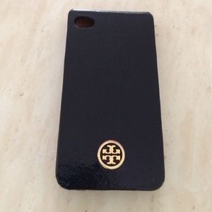 100 Auth Tory Burch I phone 4 leather case