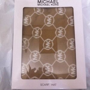 Michael Kors Hat and Scarf Set