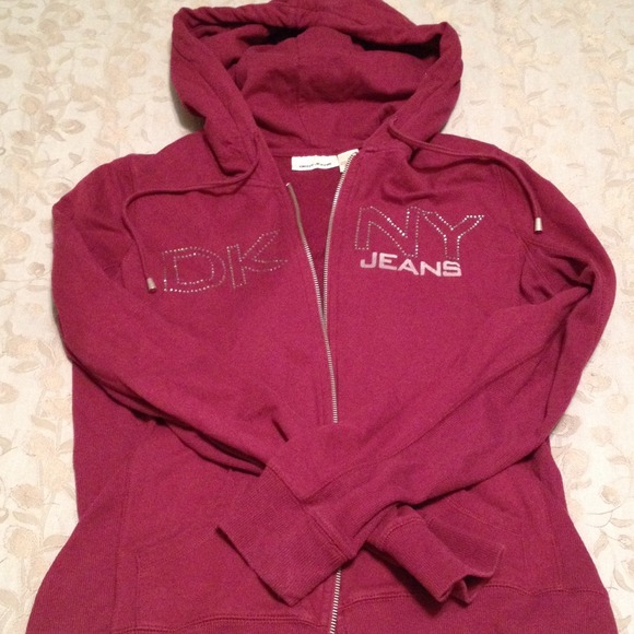 DKNY jeweled hoodie