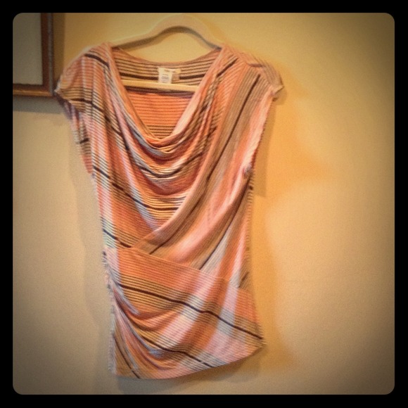 Sophie max lightweight brown/cream/orange top L
