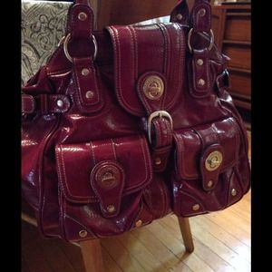 London Fog leather bag