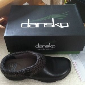 Black Dansko clogs