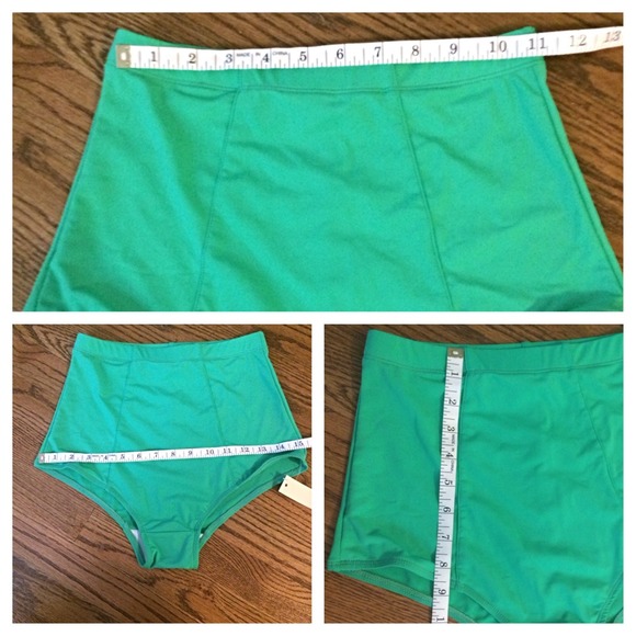 BUNDLED! NWT Kelly Green High Waist Bikini - Picture 3 of 3