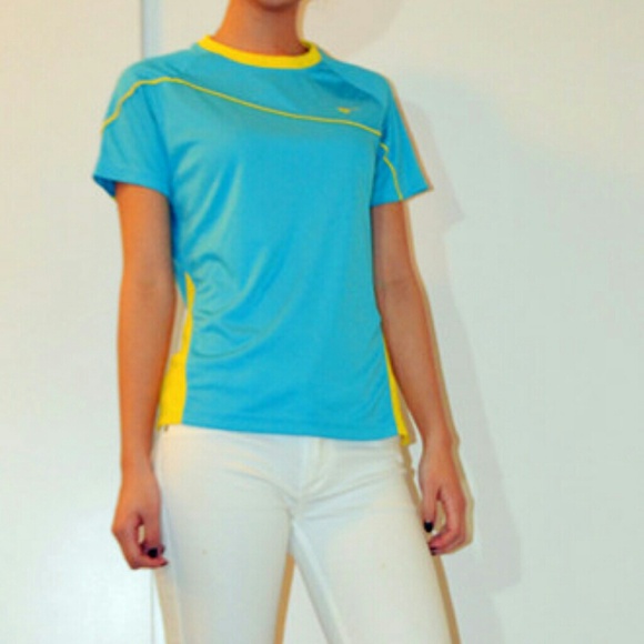 blue sport shirt