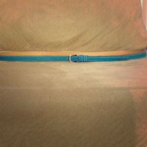 Teal coach belt