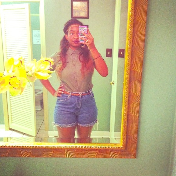 High waist shorts