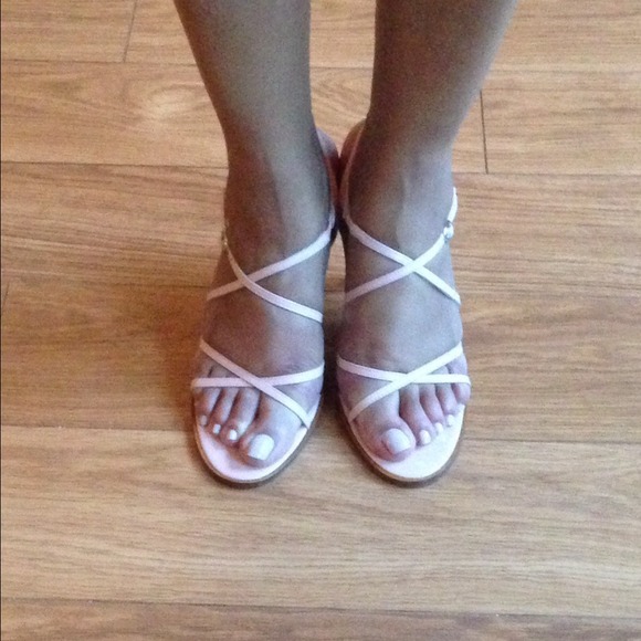 Bebe Pale Pink Sandals